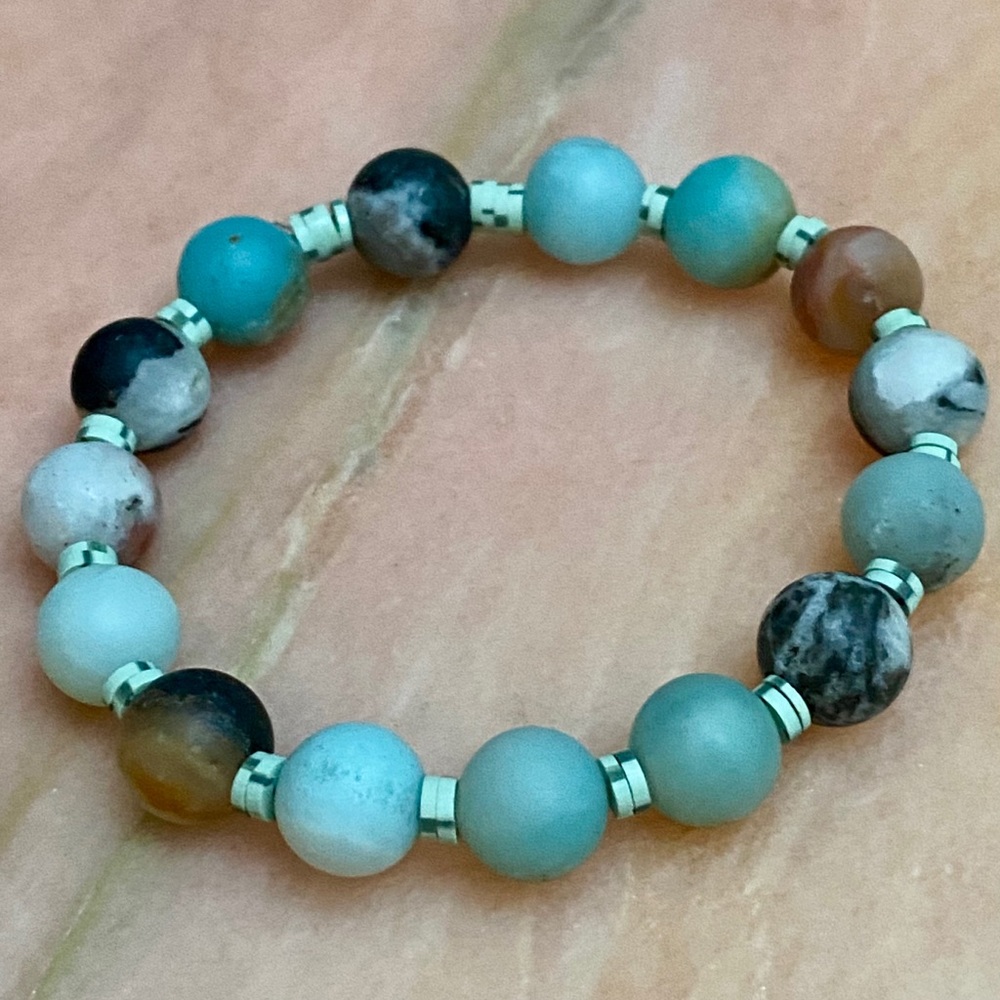 Amazonite 10mm Bracelet.